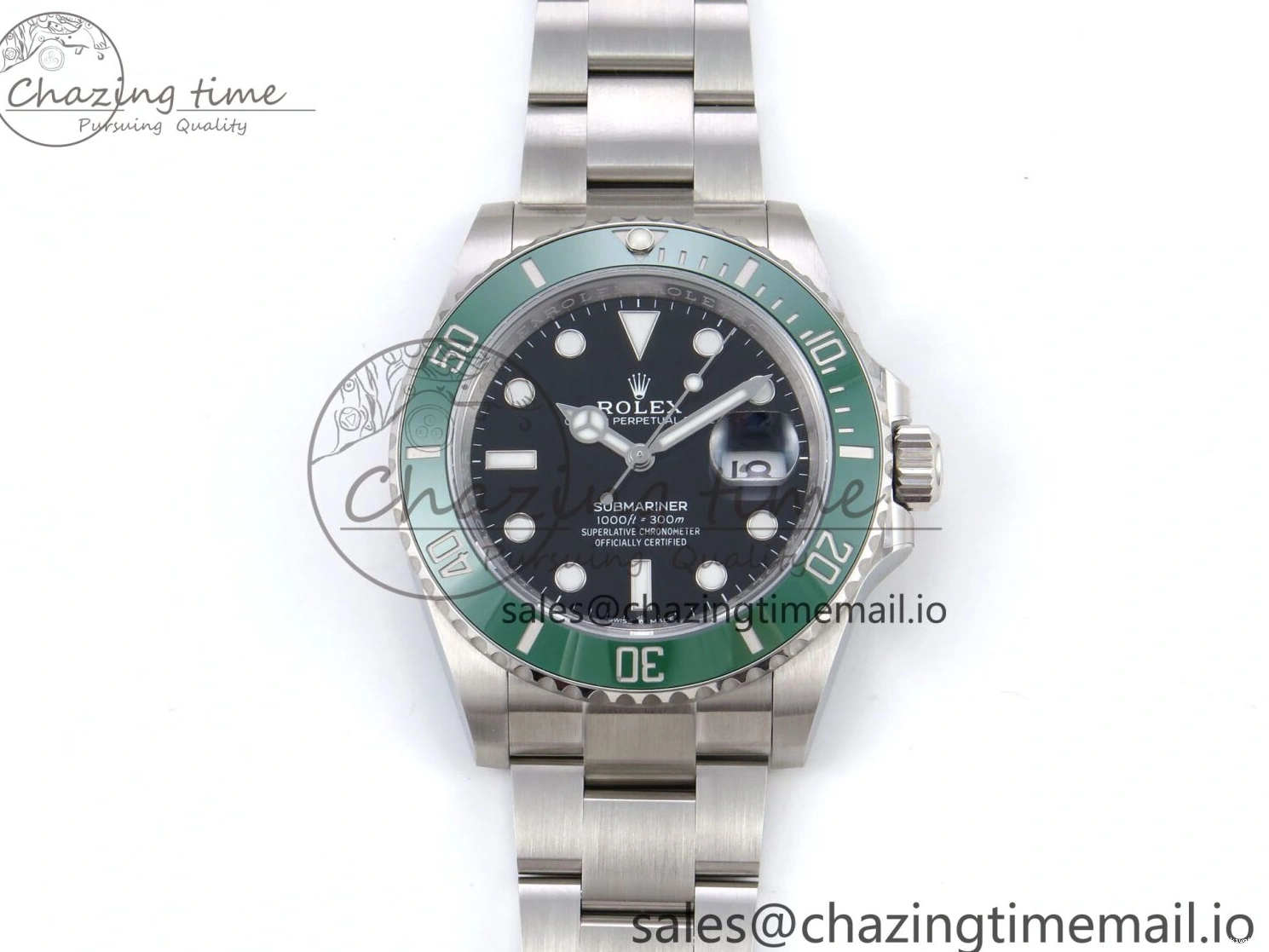V2 SS HGF Dial Edition Black Green Best on 126610 Submariner LV SH3235 1:1 Bezel Bracelet 0226